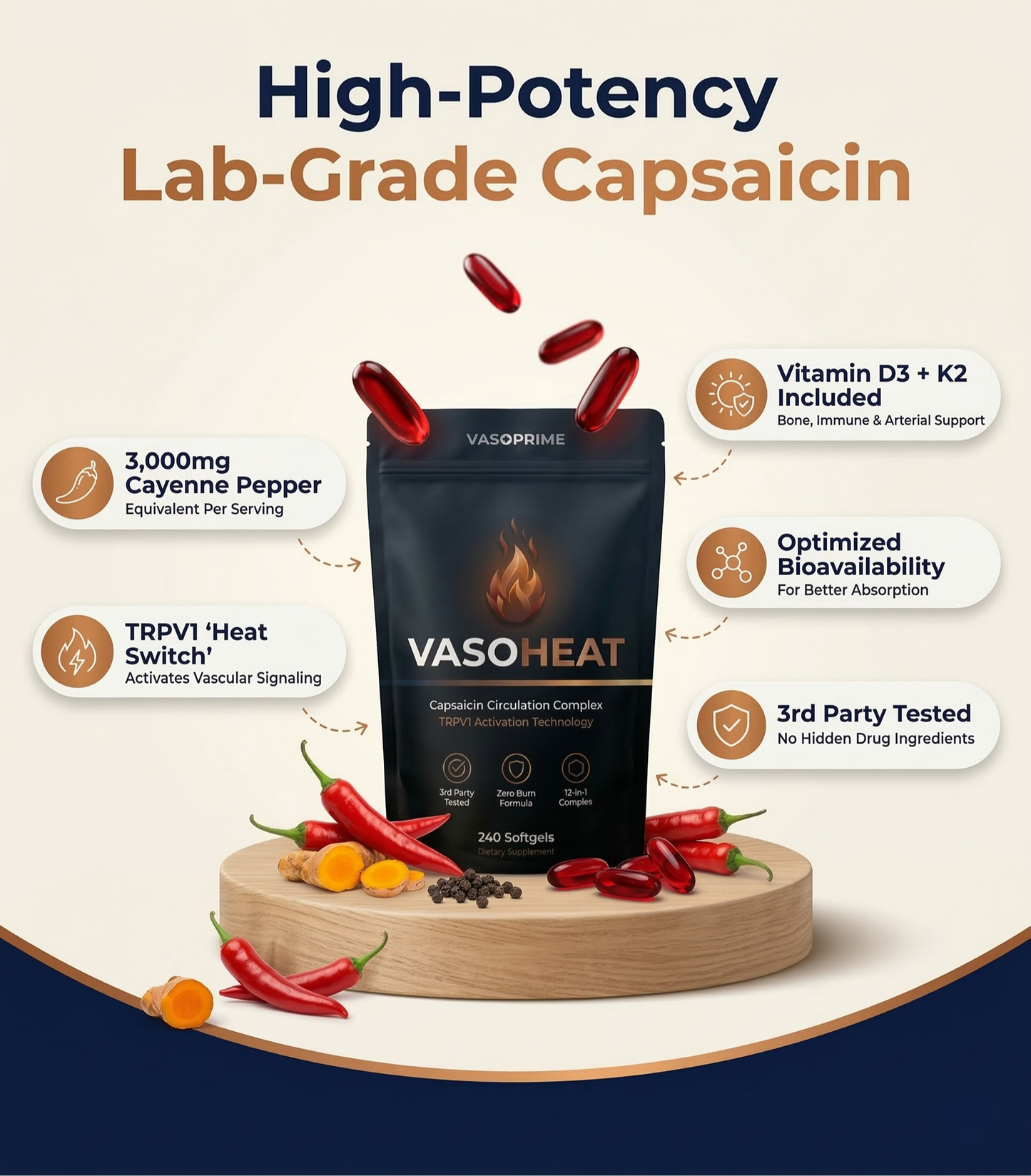 VasoHeat™ Circulation Supplements