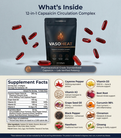 VasoHeat™ Circulation Supplements